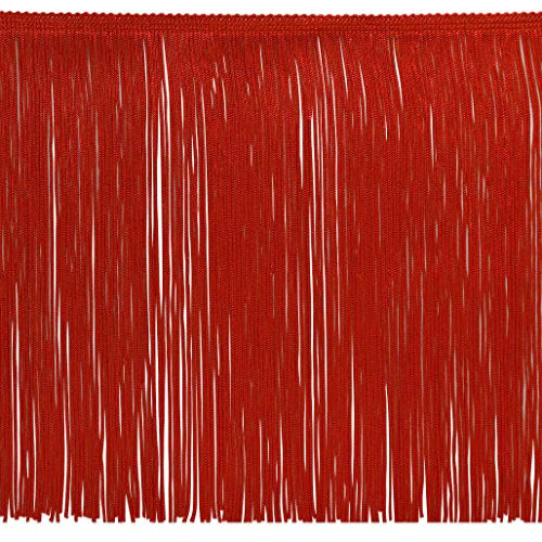 Trims By The Yard 9  Chainette Fringe, Red (5 Yard Cut)...