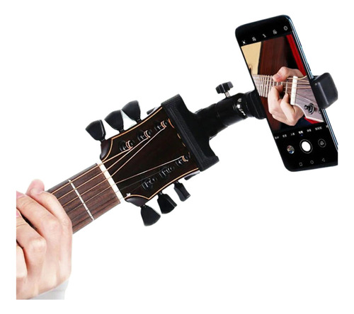 Pinza Soporte Clip De Teléfono Celular P' Guitarra Videos