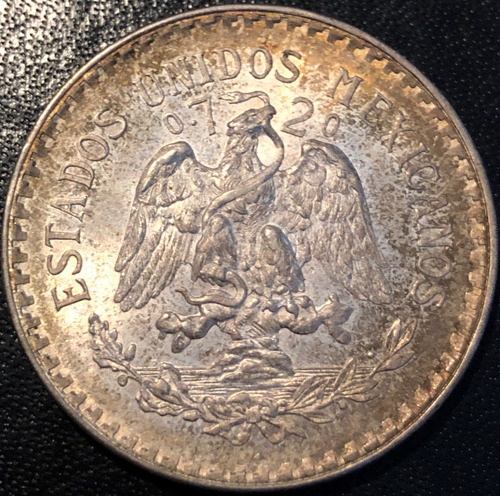 Mex17050a México 1 Peso 1921 9 Recortado Unc Ayff
