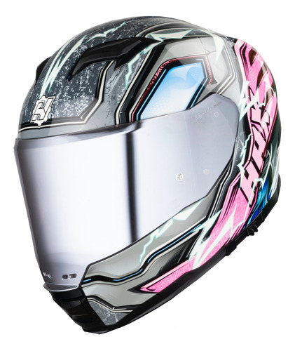 Hax. Casco Para Motociclista Dot + Ece 06. Force Thunder