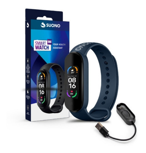 Reloj Smart Band M6 Inteligente Ritmo Cardiaco Notificación