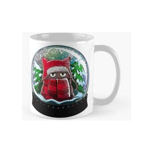 Taza Snow Globe & Pou Calidad Premium