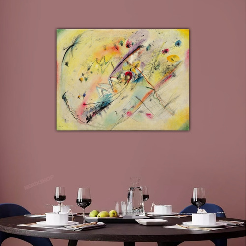 Imagem 1 de 2 de Poster Foto Hd W. Kandinsky 65x85cm Obra Imagem Leve