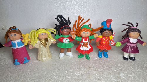 Cabbage Patch Kids Muñequitas 1992 94 Mcdonald's Lote De 6 (Usado)