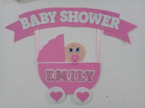 Cartel Para Babyshower O Bienvenida Goma Eva