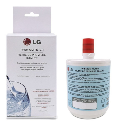 Filtro Agua LG Refrigerador 5231ja2002a Lt500p