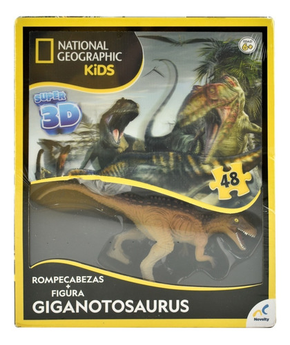 National Geographic Rompecabezas Giganotosaurus 3d Novelty