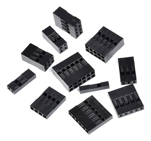 Qlouni 620 peças 0,100 em Pitch Jet Sm 1 2 3 4 5 6 pinos com