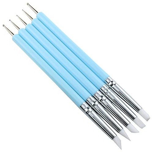 -5pcs Silicone Clay Sculpture Tool,clay Stylus Diy Inde...