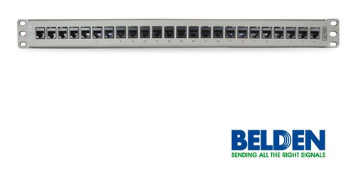 Patch Panel Belden Ax103254 Cat6a 24ptos 1u Precargado 10gx