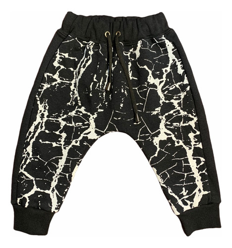 Pantalon Bebe Unisex Algodon Frizado Estampado Suave