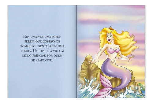 Livro Mini Uma História Sobre Amor A Pequena Sereia