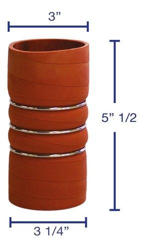 Imagen 2 de 6 de Manguera Silicon 3 Anillos Mercedes 924 3 X 5.5 A9040940782