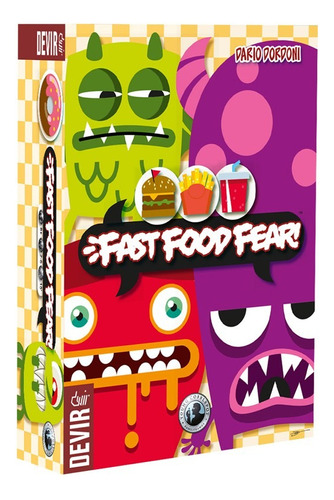 Juego De Mesa Rápido Fast Food Fear 3 A 6 Jugadores