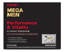 Comprar Gnc Mega Men Performance Y Vitality Vitapak 30