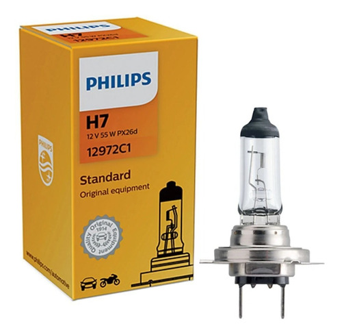 Lâmpada Philips Standard H7 12v 55w 12972c1