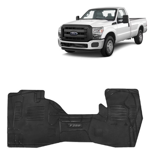 Tapete Personalizado Borracha Preto Inteiriço F-250 2011