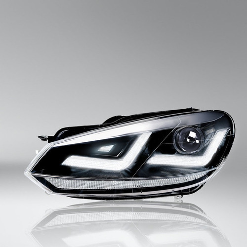 Faros Led Golf Mk6 A6 Modelo Black Precio Por Par Osram