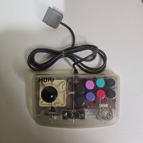 Hori Compact Joystick - Arcade Stick Playstation Ps1 Transparente (Usado)