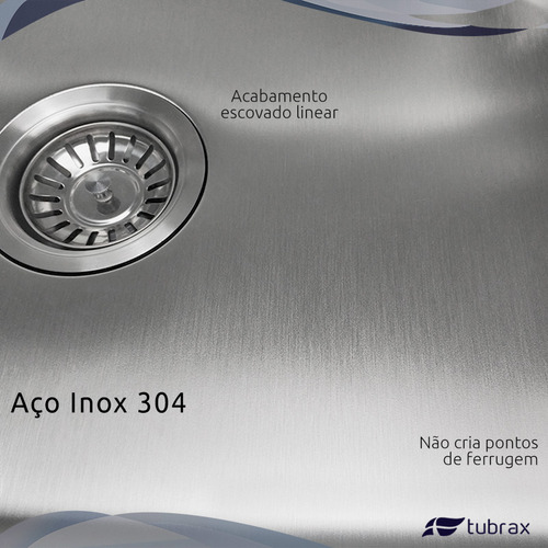 Cuba Gourmet De Inox 304 Cozinha 44x44 Inox 304 - Cac0028-c