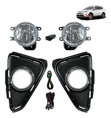 Kit Neblinero Para Toyota Rav4 2016 2019