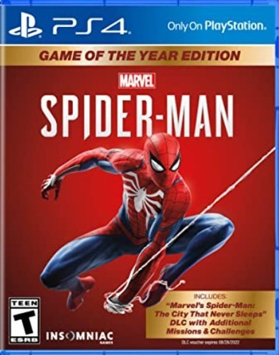 Spiderman Game Of The Year Edition Ps4 Mas Dlc Fisico Nuevo.