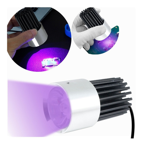 Lámpara Luz Ultravioleta Usb Curado De Pegamento Uv 5v