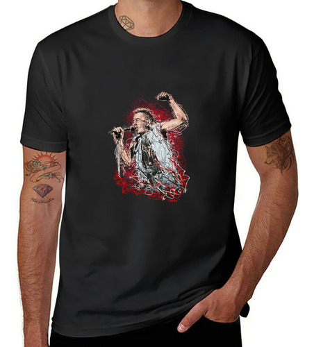 Joe Strummer-playera De Manga Corta Para Hombre Camisa De