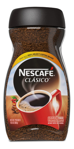 Nescafe Clasico - Caf Instantneo - Tostado Oscuro - Tarro De