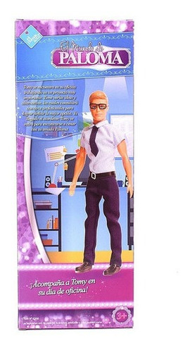 Imagen 2 de 5 de Muñeco Tomy Profesiones El Mundo De Paloma Simil Ken 6366