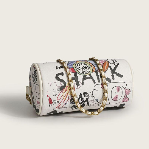 Cartera Pequeña Con Diseño De Grafiti