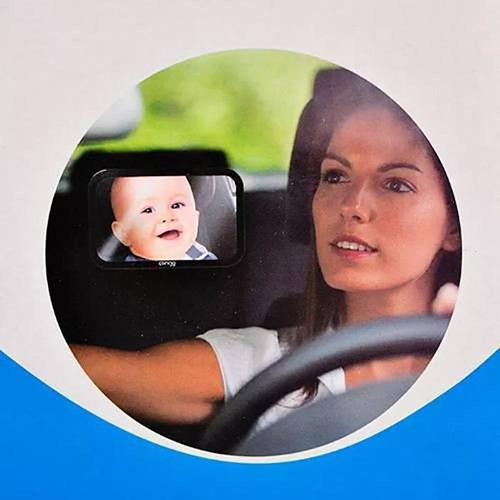 Imagem 2 de 6 de Espelho Retrovisor Retangular Para Carro Clingo C02204