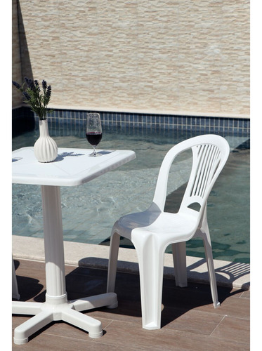 Silla Tramontina Bistro Boa Viagem en Polipropileno Blanco