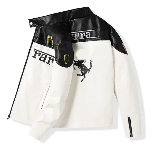 Chaqueta De Cuero Pu Con Bordado F1 Para Traje De Carreras | Meses sin