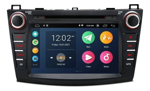 Gps Estereo Android + Carplay Mazda 3 2010-2013 Wifi Dvd