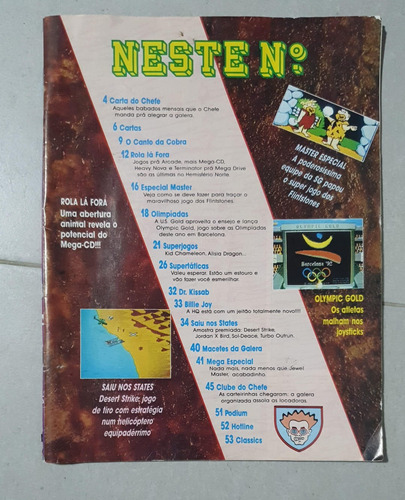 Revista Supergame Anos 1 No 11 Jogos Olímpicos 1992 Sem Capa