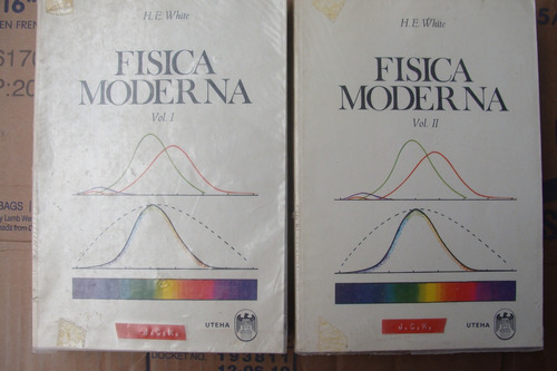 2 Tomos Fisica Moderna , Año 1985 , H. E. White