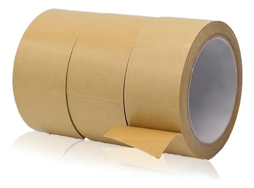 Fita Kraft Adesiva 50mx50mm Kit 5uni Embalagem Caixa Larga