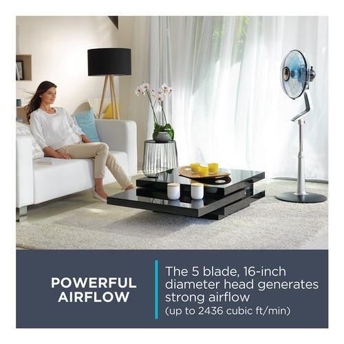 Ventilador De Pedestal Rowenta Turbo Silence Vu5670 135 Cm C