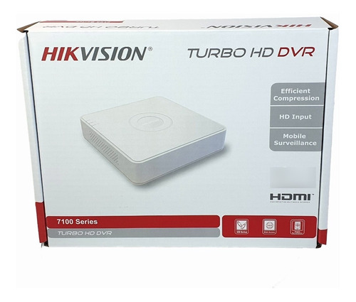 Dvr Hikvision Turbo Hd 7100 Series, 8 Canales