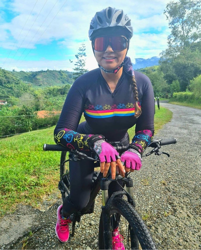 Enterizo Ciclismo Mujer Largo