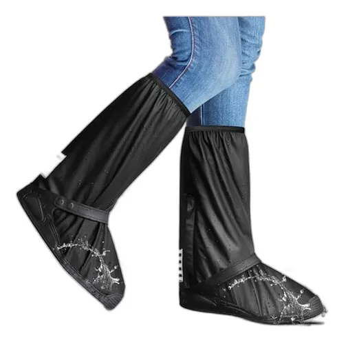 Cubrezapatos Impermeables Desoto Premium Con Cremallera Y Re