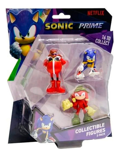 Figura Sonic - Set X 3 (sonic, Amy Y ) (son2020) - Aa. Vv