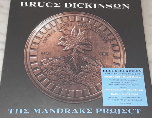 Bruce Dickinson The Mandrake Project Deluxe Cd Book