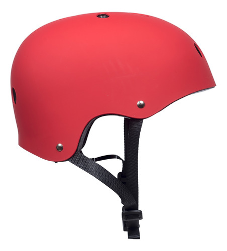 Capacete Para Skate Bike Patins Adulto Criança Cor Vermelho