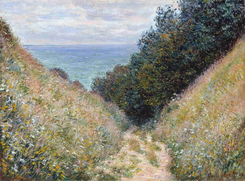 Lienzo Arte Canvas Claude Monet Camino Cavée 80x100