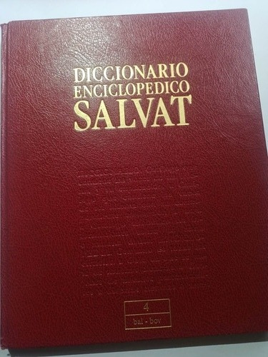 Diccionario Enciclopédico Salvat Tomo 4 Bal-bov