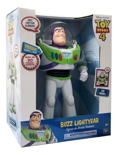 Imagen 4 de 10 de Toy Story Buzz Lightyear Habla Original Pce 64069 Bigshop
