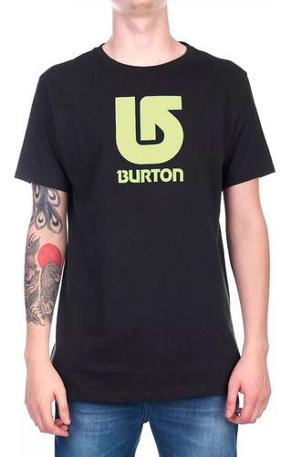 Remera Hombre Manga Corta Burton Vertical