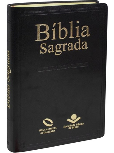 Bíblia Ultra Fina Slim Almeida Revista E Atualizada Preta
